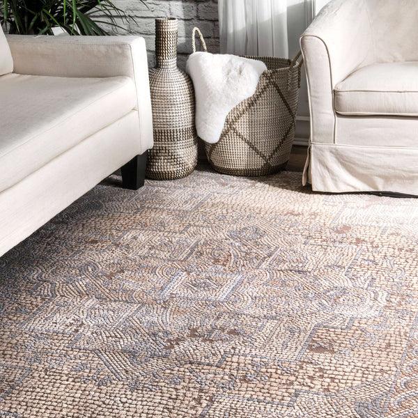 Nuloom Traditional Joanna Area Rug Ivory
