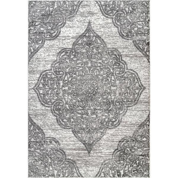 nuloom Transitional Floral Jeannette Grey