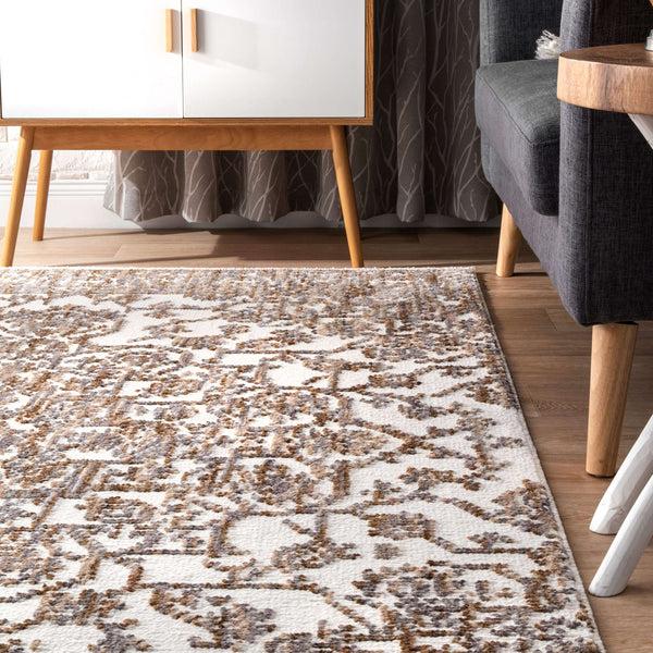 Nuloom Transitional Medallion Elisa Area Rug Beige