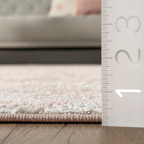 Nuloom Transitional Moroccan Hattie Area Rug Pink