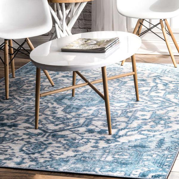 Nuloom Transitional Sheri Area Rug Light Blue