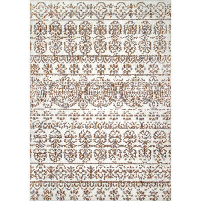 nuloom Transitional Striped Florence Beige