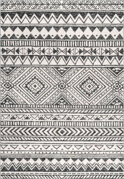 Nuloom Transitional Tribal Becky Dark Grey
