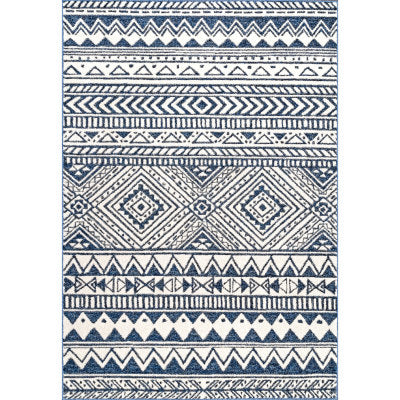 nuloom Transitional Tribal Becky Dark Grey