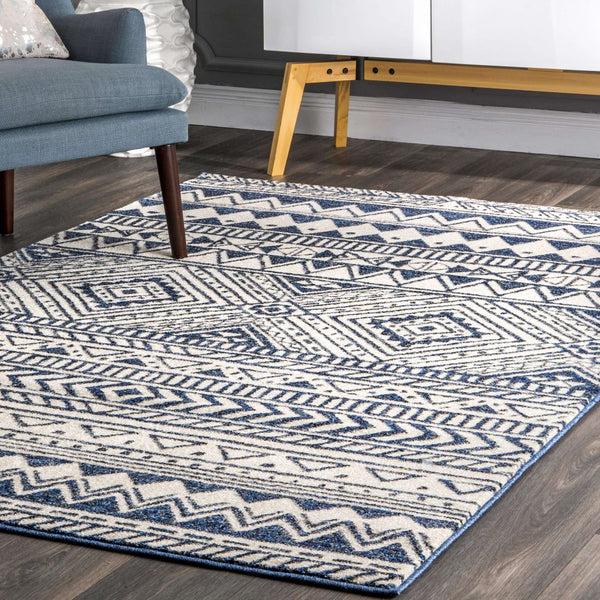 Nuloom Transitional Tribal Becky Dark Grey