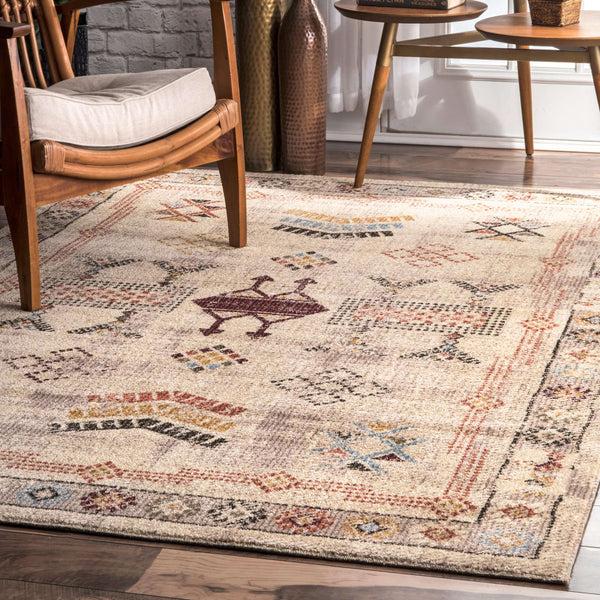 Nuloom Transitional Tribal Edith Beige
