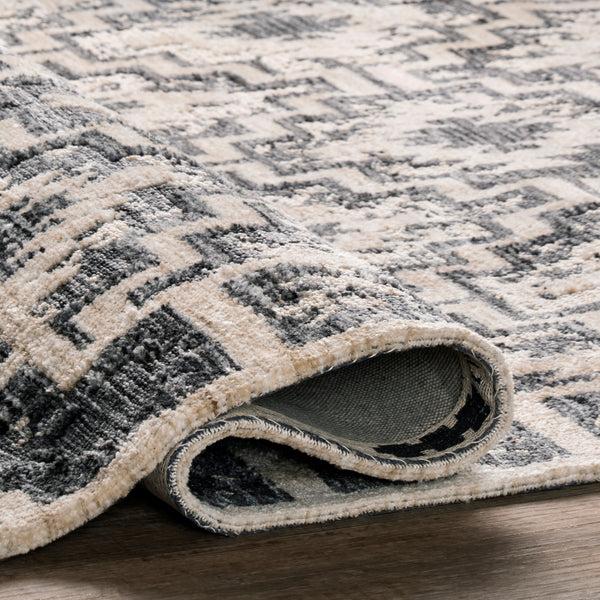 Nuloom Trena Tribal Geometric Area Rug Dark Gray