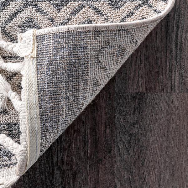 Nuloom Tribal Iris Medallion Area Rug Grey