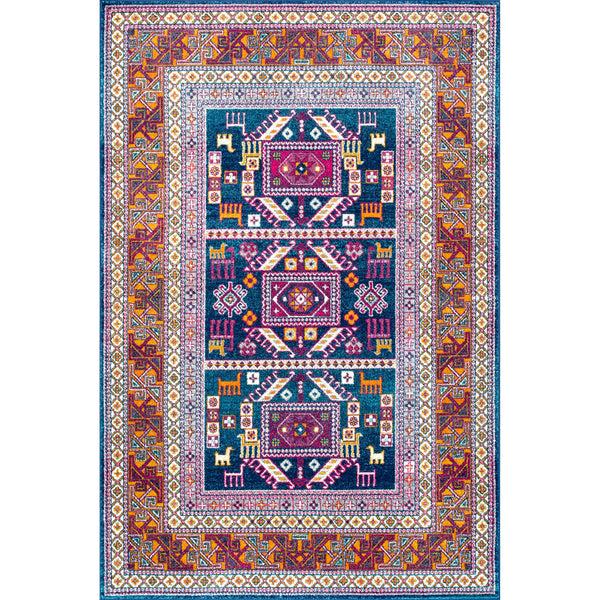Nuloom Tribal Marisela Area Rug Navy