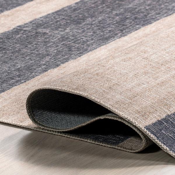 Nuloom Tribeca Machine Washable Area Rug Blue