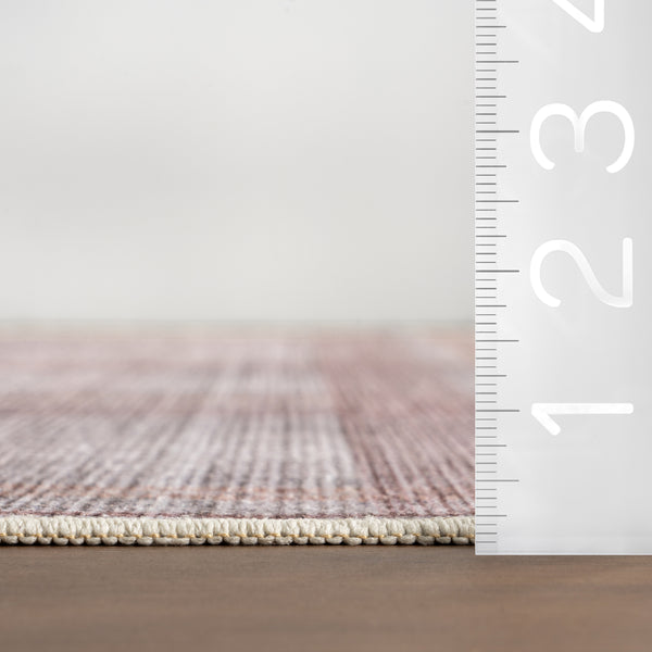 Nuloom Ursula Rustic Plaid Area Rug Grey