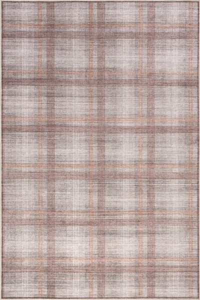 nuloom Ursula Rustic Plaid Area Rug Grey