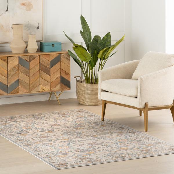 Nuloom Nuloom Veliora Floral Washable Area Rug Beige