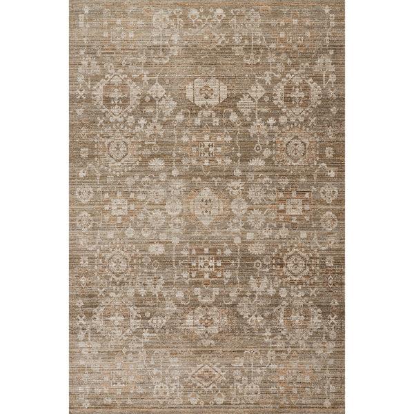 nuloom Nuloom Veloria Traditional Woven Floral Washable Rug Brown