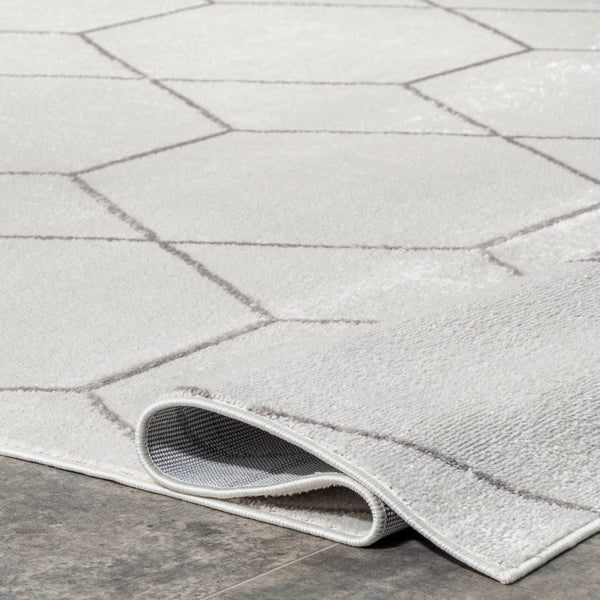 Nuloom Veronica Geometric Honeycomb Area Rug Beige