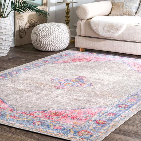 Nuloom Vintage Dawn Area Rug Grey