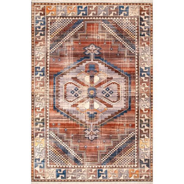 nuloom Vintage Deborah Tassel Area Rug Rust