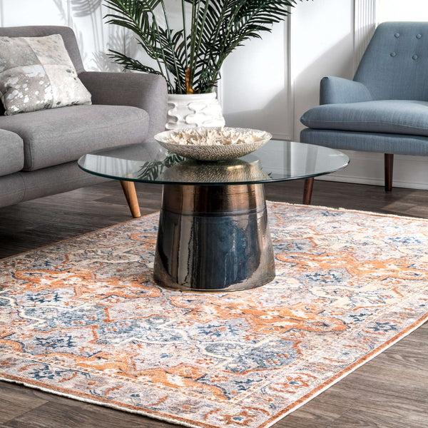 Nuloom Vintage Elle Tribal Fringe Area Rug Orange