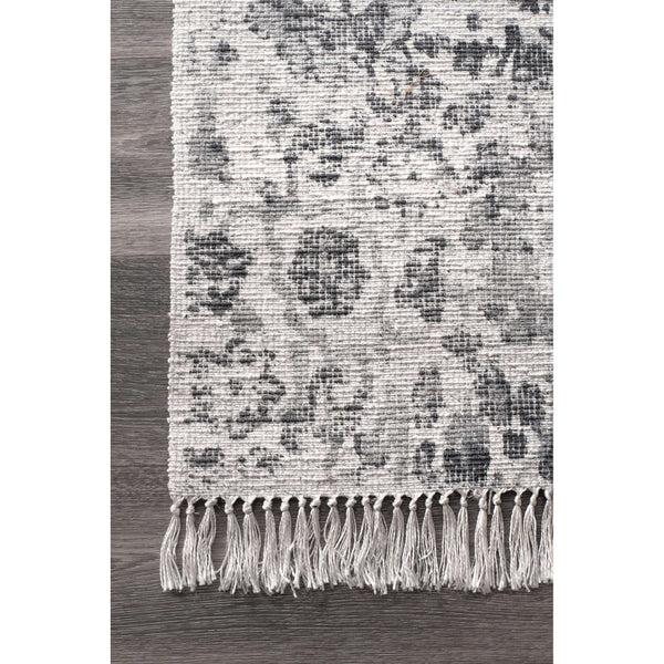 Nuloom Vintage Ezra Fringe Area Rug Grey