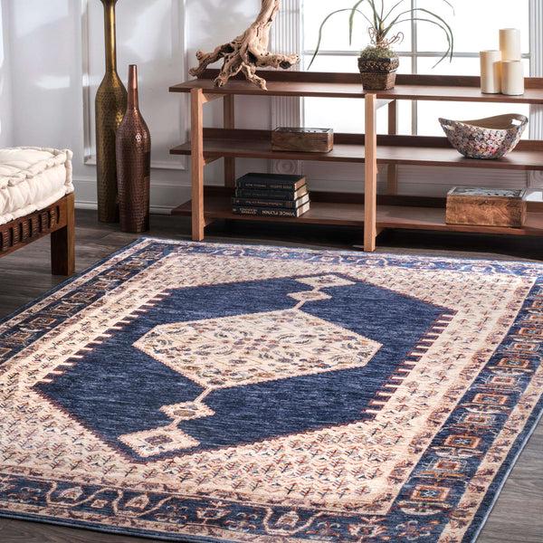 Nuloom Vintage Julie Medallion Rug Beige