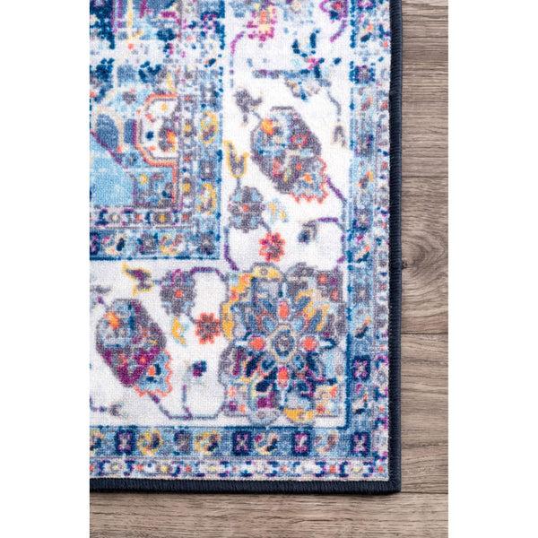 Nuloom Vintage Lynette Area Rug Light Blue