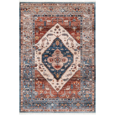 nuloom Vintage Mabel Tribal Tassel Rust