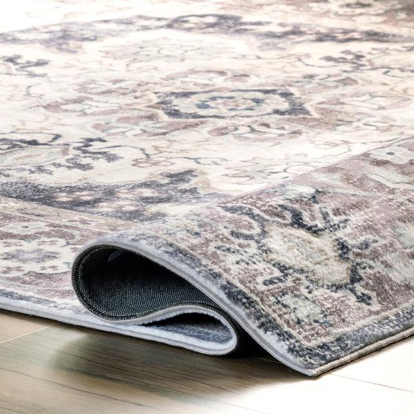 Nuloom Vintage Medallion Area Rug Gray