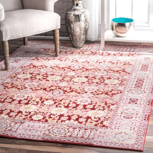 Nuloom Vintage Modesto Area Rug Red
