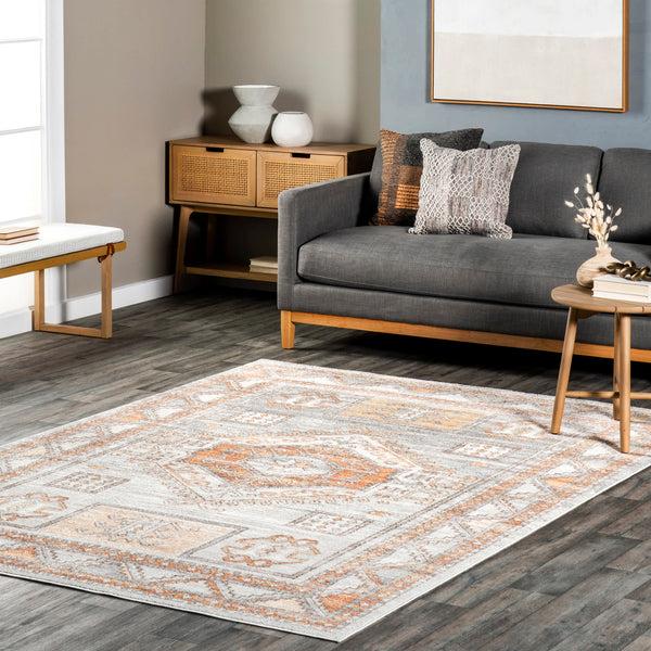 Nuloom Vintage Paula Tribal Area Rug Orange