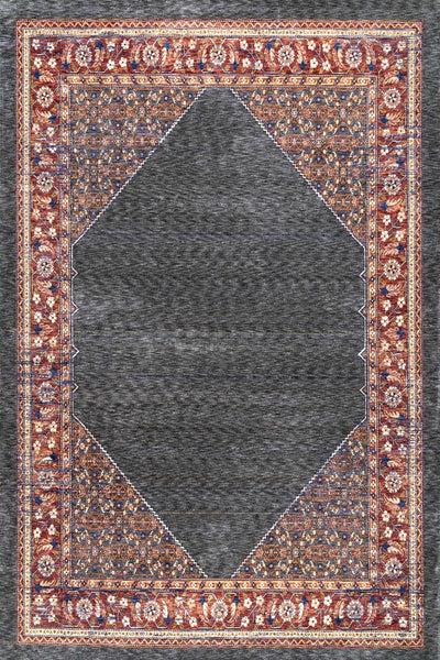 Nuloom Vintage Purnell Floral Rug Navy