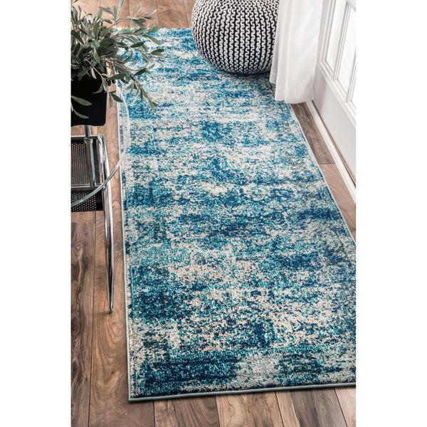 Nuloom Vintage Shuler Blue