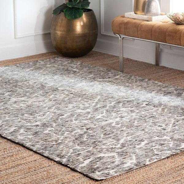 Nuloom Vintage Trellis Troya Grey