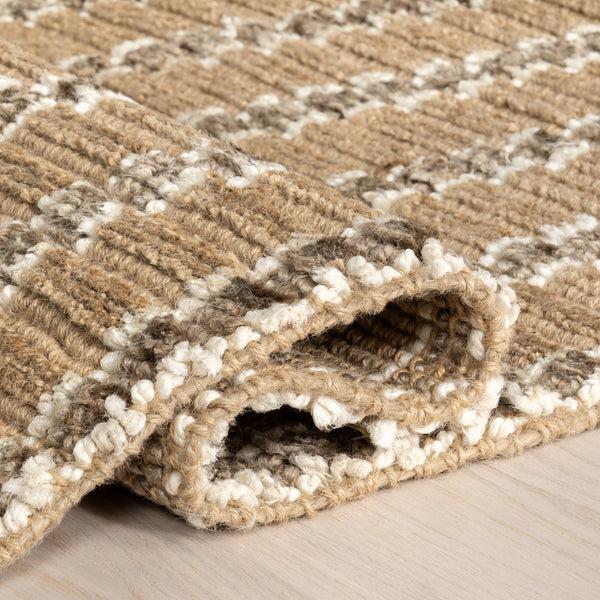 Nuloom Violeta Striped Jute Area Rug Natural