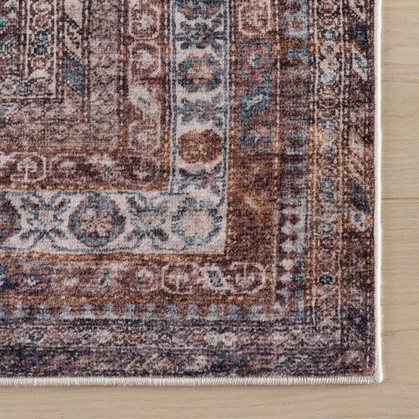 Nuloom Nuloom Vionnet Bordered Traditional Washable Area Rug Red