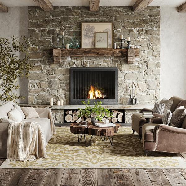 Nuloom Nuloom Virelia Transitional Floral And Paisley Area Rug Brown