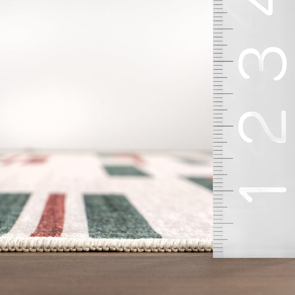 Nuloom Vita Abstract Area Rug Red