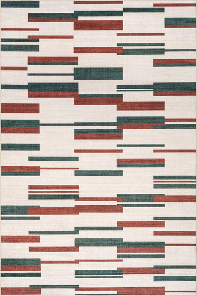 nuloom Vita Abstract Area Rug Red