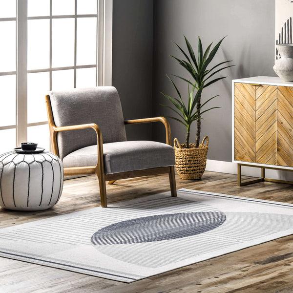 Nuloom Winnie Washable Eclipse Area Rug Gray