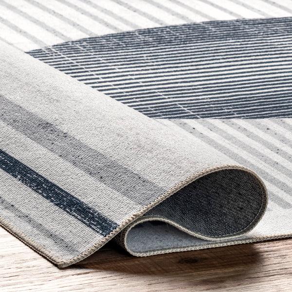 Nuloom Winnie Washable Eclipse Area Rug Gray