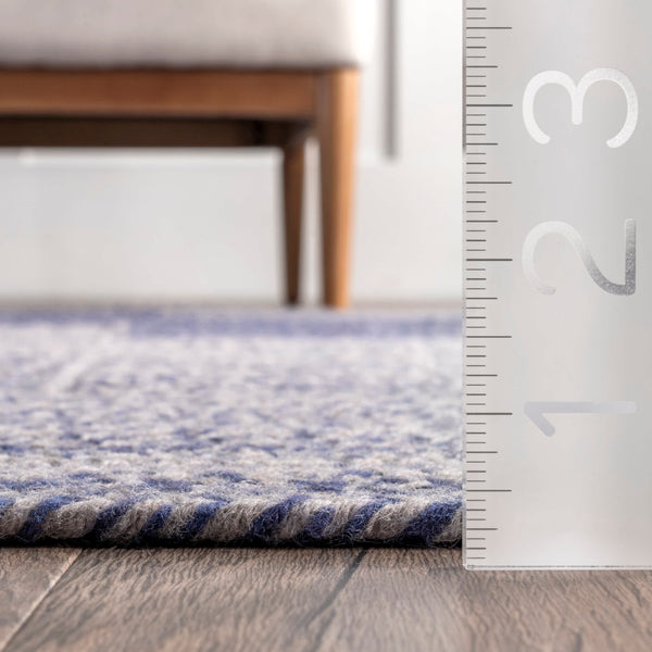 Nuloom Winslow Wool Contemporary Area Rug Blue