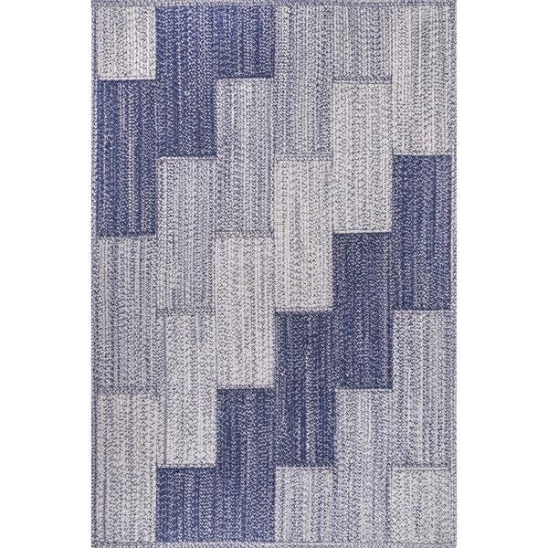 nuloom Winslow Wool Contemporary Area Rug Blue