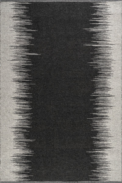 nuloom Wolf Reversible Wool Area Rug Black