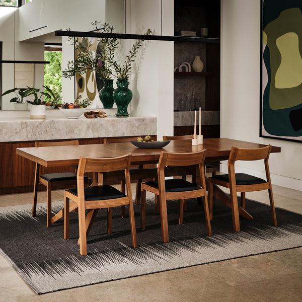 Nuloom Wolf Reversible Wool Area Rug Black