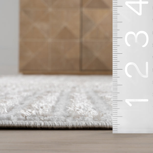 Nuloom Xoey Modern Geometric Area Rug Beige
