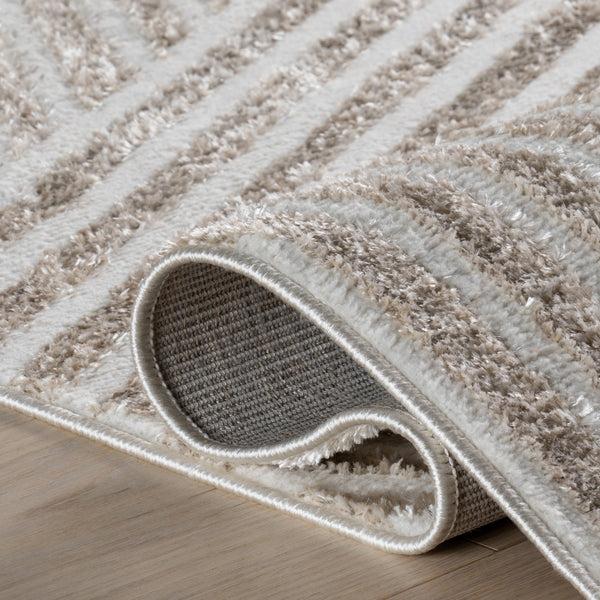 Nuloom Xoey Modern Geometric Area Rug Beige