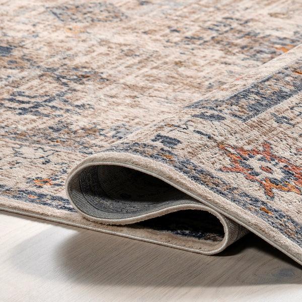 Nuloom Yanet Floral Traditional Area Rug Beige