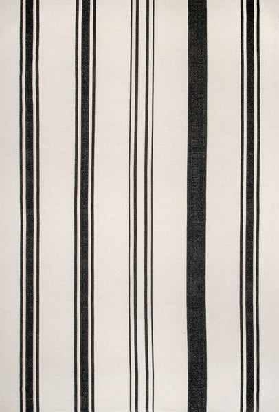 nuloom Yarrow Striped Cotton Area Rug Ivory