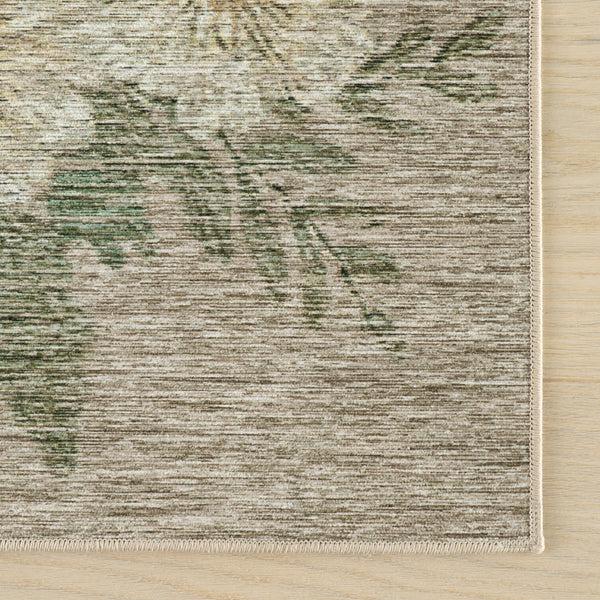 Nuloom Nuloom Zanessa Floral Farmhouse Washable Area Rug Beige