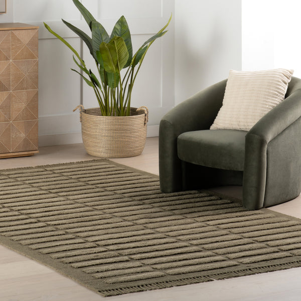 Nuloom Nuloom Zavira Solid Mid-Century Modern Area Rug Ivory
