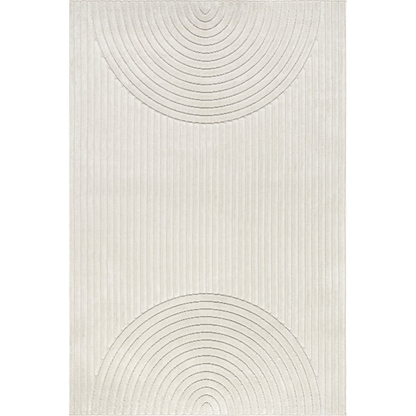 nuloom Zia Geometric Indoor/Outdoor Rug Cream
